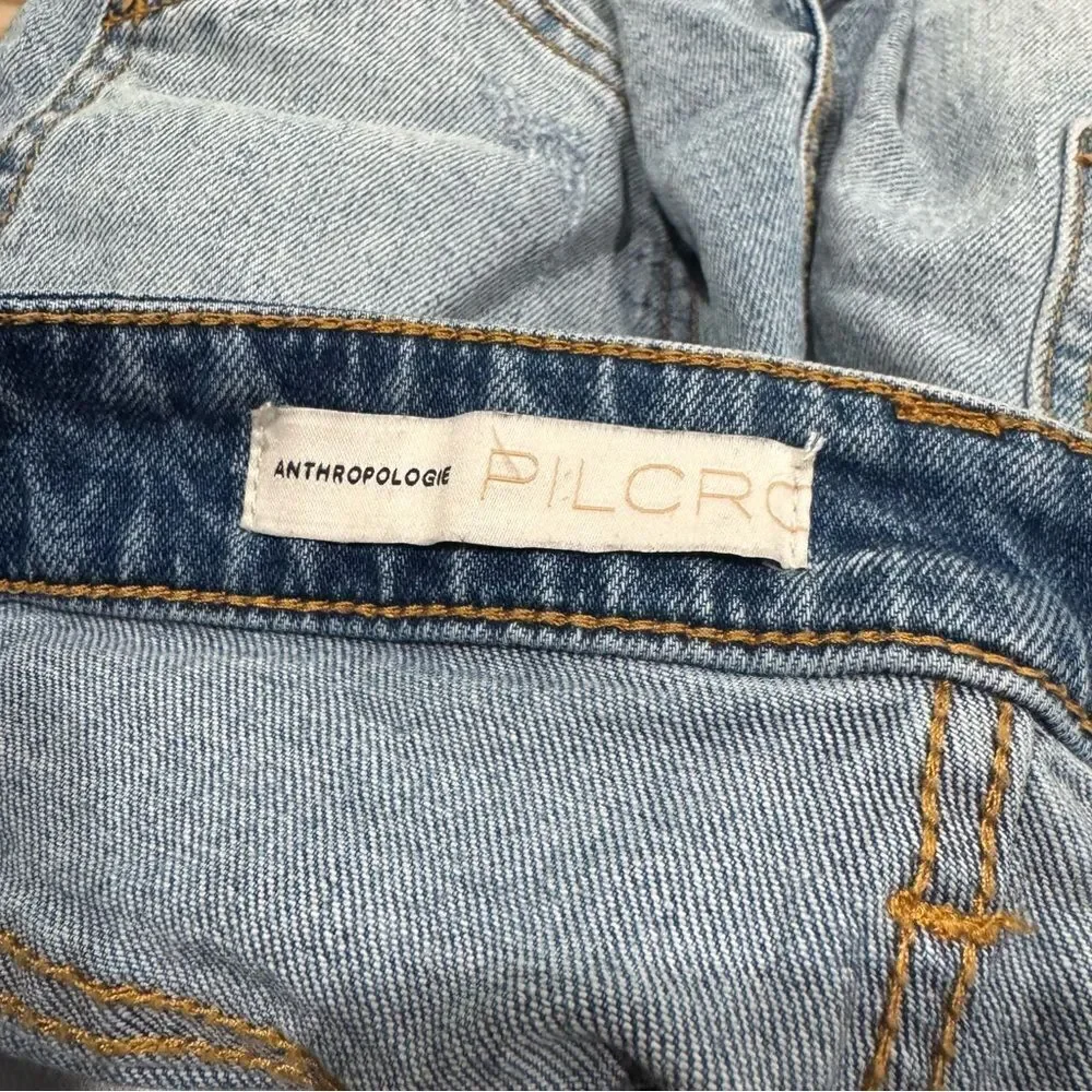 Anthropologie Pilcro Denim Bermuda Shorts Women’s 25 - Picture 5 of 6